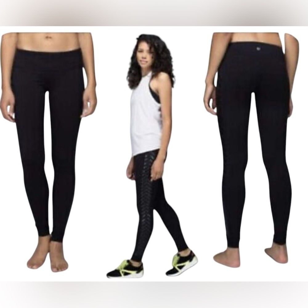 Lululemon Wunder Under Pant Full On Luon (Aztec Print) Sz. 2 - Picture 4 of 11